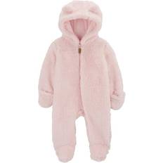 1-3M Jumpsuits Carter's Baby Girls Hooded Sherpa Jumpsuit NB Pink