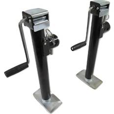 Securefix Direct Side Winding Trailer Jack Leg 2000KG X2 Telescopic Prop Stand 2T