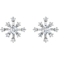 Swarovski White Gold Earrings Swarovski Galaxy stud earrings, Laboratory grown diamonds 0.5 ct tw, 18K white gold White