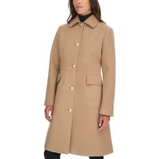 Tommy Hilfiger Women Coats Tommy Hilfiger Women's Hooded Single-Breasted Coat, Created for Macy's Camel