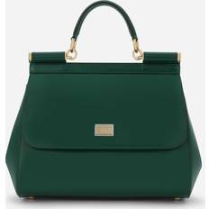 【関税&送料込】Dolce&Gabbana Large Dark Green Sicily Hand B Large Sicily handbag