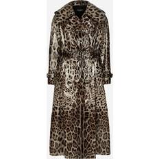 Leopard - Women Coats Dolce & Gabbana Cappotto Woman Coats And Jackets Animal Print