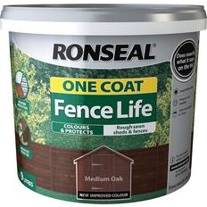 Ronseal One Coat Fence Life Wood Protection Medium Oak 9L