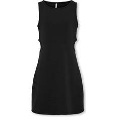 110/116 Klänningar Kids Only Black Loba Cutout Klänning 122-128