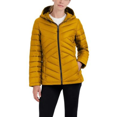 Clothing HFX Women's Lightweight Packable Quilted Puffer Jacket Mustard