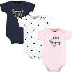 Children's Clothing Sold by: Walmart.com, Hudson Baby Infant Girl Cotton Bodysuits Girl Mommy Pink Navy 3Pk Preemie