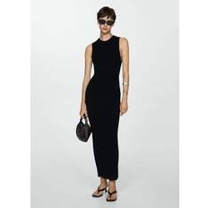 Mango Dresses Mango Sleeveless knit dress black Women