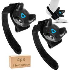 SKYWIN Sold by: S Mart Gizmoz, VR Tracker Straps for HTC Vive System Tracker Puck Adjustable Straps for Feet Object and Full-Body Tracking in Virtual Reality 4 Pack