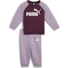 18-24M Tracksuits Puma Minicats Essentials Raglan Jogger Set Toddler, Purple, 12-18M, Clothing