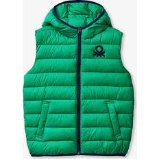 Vests Benetton Kids' Sleeveless Hooded Puffer Jacket