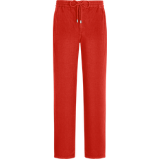 Vilebrequin Trousers Vilebrequin Men Linen Pants Solid - Parc - Red