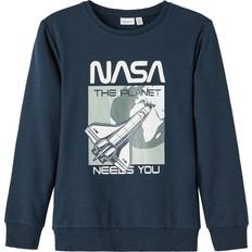 Name It Azul Sudaderas Name It Sudadera niños Stefan Nasa - Bleu