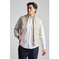 Outerwear Limehaus Zip Through Gilet Beige