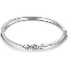 Newbridge Silverware Clear Stone Bangle