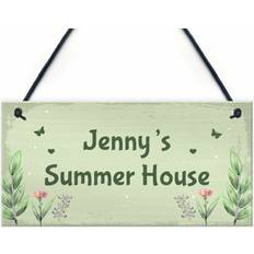 Personalised summer house plaque garden shed sign