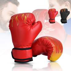 Kids Boxing Gloves 6oz MMA Punch Bag Training Mitts for Kids 3-10 Years Training Gloves for Muay Thai Kickboxing Black…