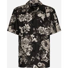 Floral - Man Shirts Dolce & Gabbana Floral Silk Shirt Multicolor