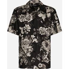 Dolce & Gabbana Silkeskjorte Herre Sort