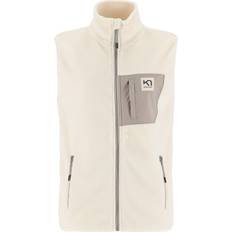 Rothe Fleece Vest - Sand/White