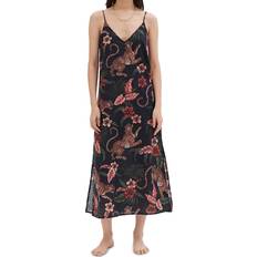 Desmond & Dempsey Floral Cotton Nightgown