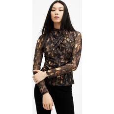 Donna - Marrone Bluse AllSaints Tia Mesh Top