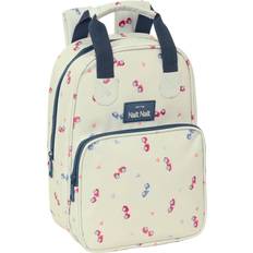 Beige School Bags Safta Nait School Backpack - 20 x 28 x 8 cm