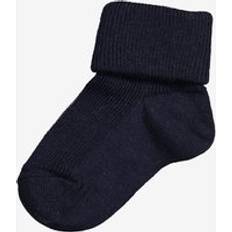 Babies Socks Polarn O. Pyret Merino Baby Socks Navy 0-1m x 10/12