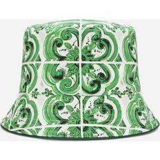 Bianco Cappelli Dolce & Gabbana Majolica Reversible Bucket Hat