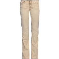 Yellow Jeans Diesel Woman Jeans Yellow Cotton, Elastane 26