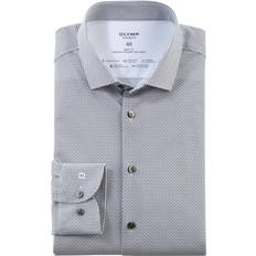 Golf Shirts Olymp Shirt Level 5 - Seven Print Blue