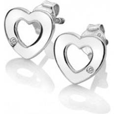 Hot Diamonds Gioielli Hot Diamonds Amulet Sterling Silver Heart Earrings TITLE Silver