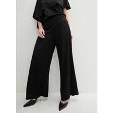 Bonprix Jacquard Jersey Trousers Black