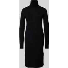 Calvin Klein M Kjoler Calvin Klein Merino Wool Knee Dress - Svart