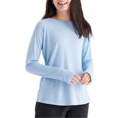 Free Fly Women's Bamboo Lightweight Long Sleeve T-Shirt Clear Sky