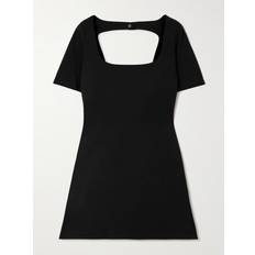 Staud Black Stern Minidress