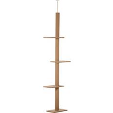 Northio Korkeussäädettävä Raapimistolppakiipeilypuu 43 x 27 x 228 cm