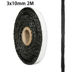 Fireplace Inserts Sucyfini Sold by: Black Flat Stove Rope Self Adhesive Glass Seal Stove Fire Rope 10mm Wide x 3mm