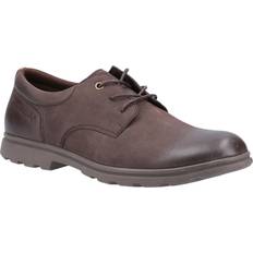 Hush Puppies Trevor Mens Lace Shoes Brown Leather