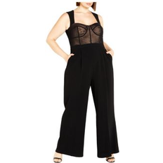 3XL Jumpsuits & Overalls City Chic Plus Kylie Jumpsuit Black