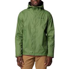 Green - Men Rain Clothes Columbia Men's Watertight II Jacket, Medium, Canteen