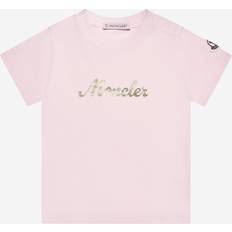 Girls Light Pink Kids Brand-print Relaxed-fit Stretch-cotton T-shirt 1-3 Years LIGHT PINK