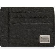 Portefeuilles et Porte-clés Dolce & Gabbana Dauphine-Print Calfskin Card Holder