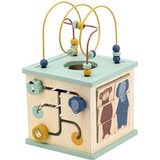 Stacking Toys Trixie Wooden 5-In-1 Activity Cube
