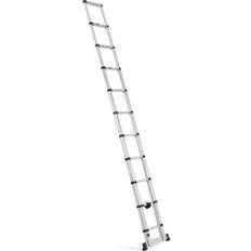 MSW Telescopic ladder 10 steps aluminium height: 0.85 3.20 m collapsible ladder