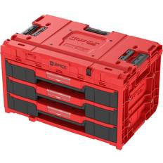 Qbrick System Werkzeugkoffer, Werkzeugbox mit Schubladen ONE 2.0 DRAWER 3 TOOLBOX EXPERT RED Ultra HD