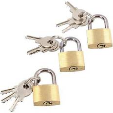 AB Tools 20mm mini brass padlock luggage