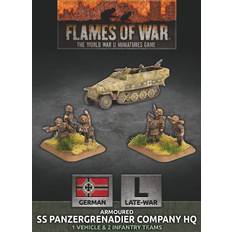 Modeller & Byggsatser Battlefront German Armoured SS Panzergrenadier Company HQ plastic