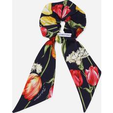 Dolce & Gabbana Viyella Scrunchie With Tulip Print Woman Onesize