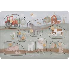 Little Dutch Wooden Sound Puzzle Little Farm 7 Pieces