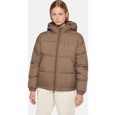 Dickies Women Outerwear Dickies Alatna Oversized Puffer Jacket Woman Brown